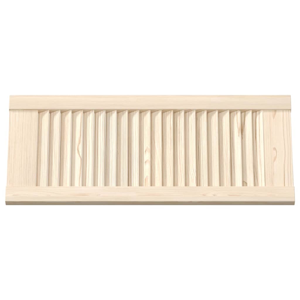 vidaXL Drzwi do szafek żaluzjowe 4 szt. 69x29,5 cm lite drewno sosnowe