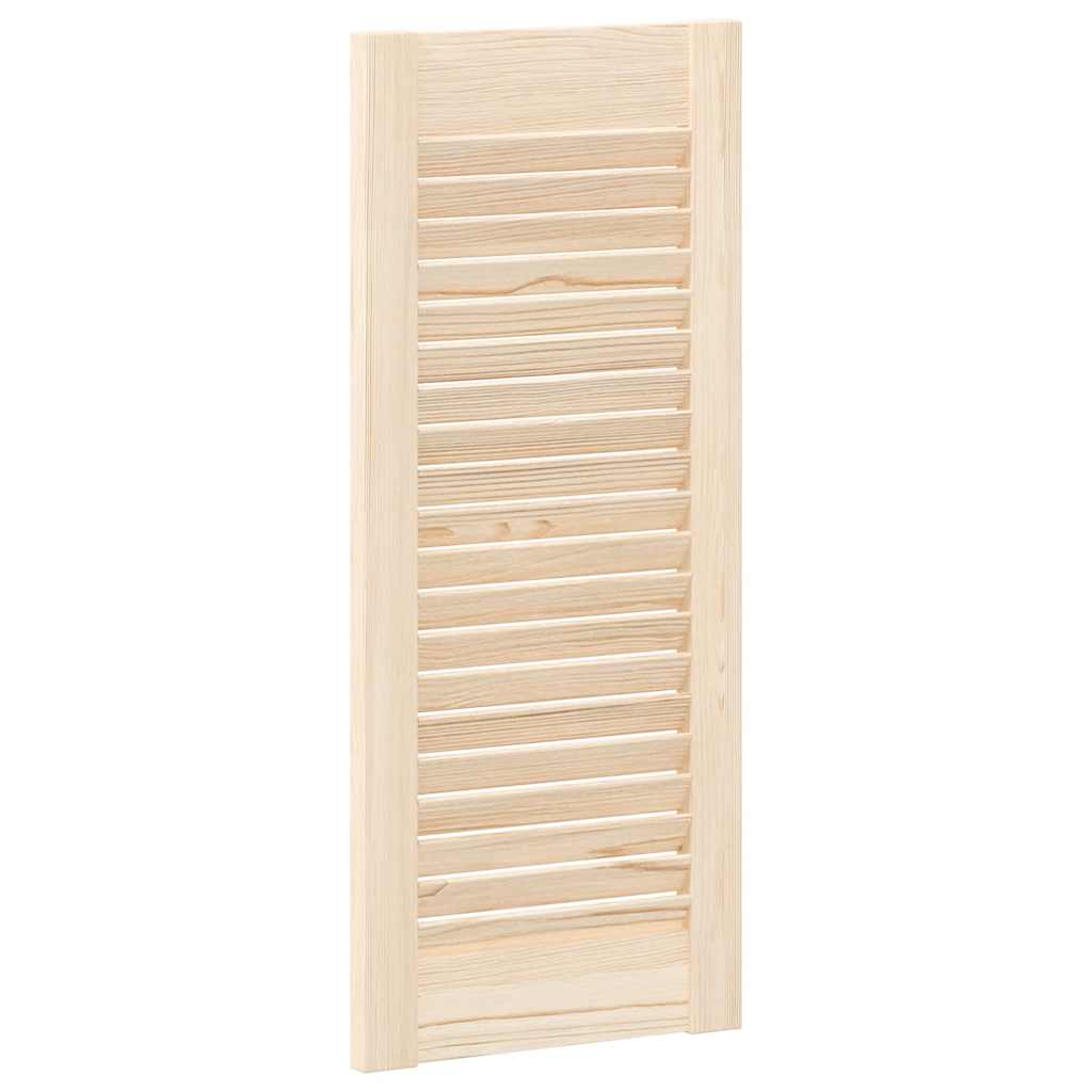 vidaXL Drzwi do szafek żaluzjowe 4 szt. 69x29,5 cm lite drewno sosnowe
