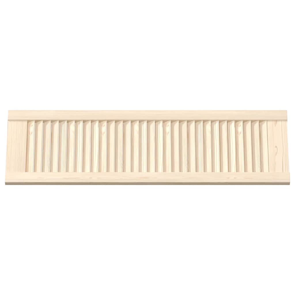 vidaXL Drzwi szafkowe z żaluzją 99x29,5 cm lite drewno sosnowe