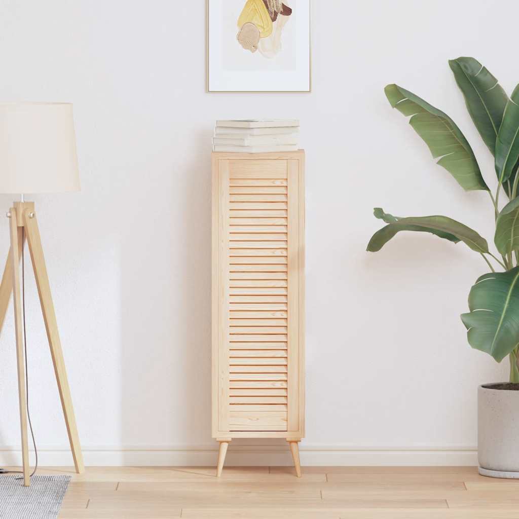 vidaXL Drzwi szafkowe z żaluzją 99x29,5 cm lite drewno sosnowe