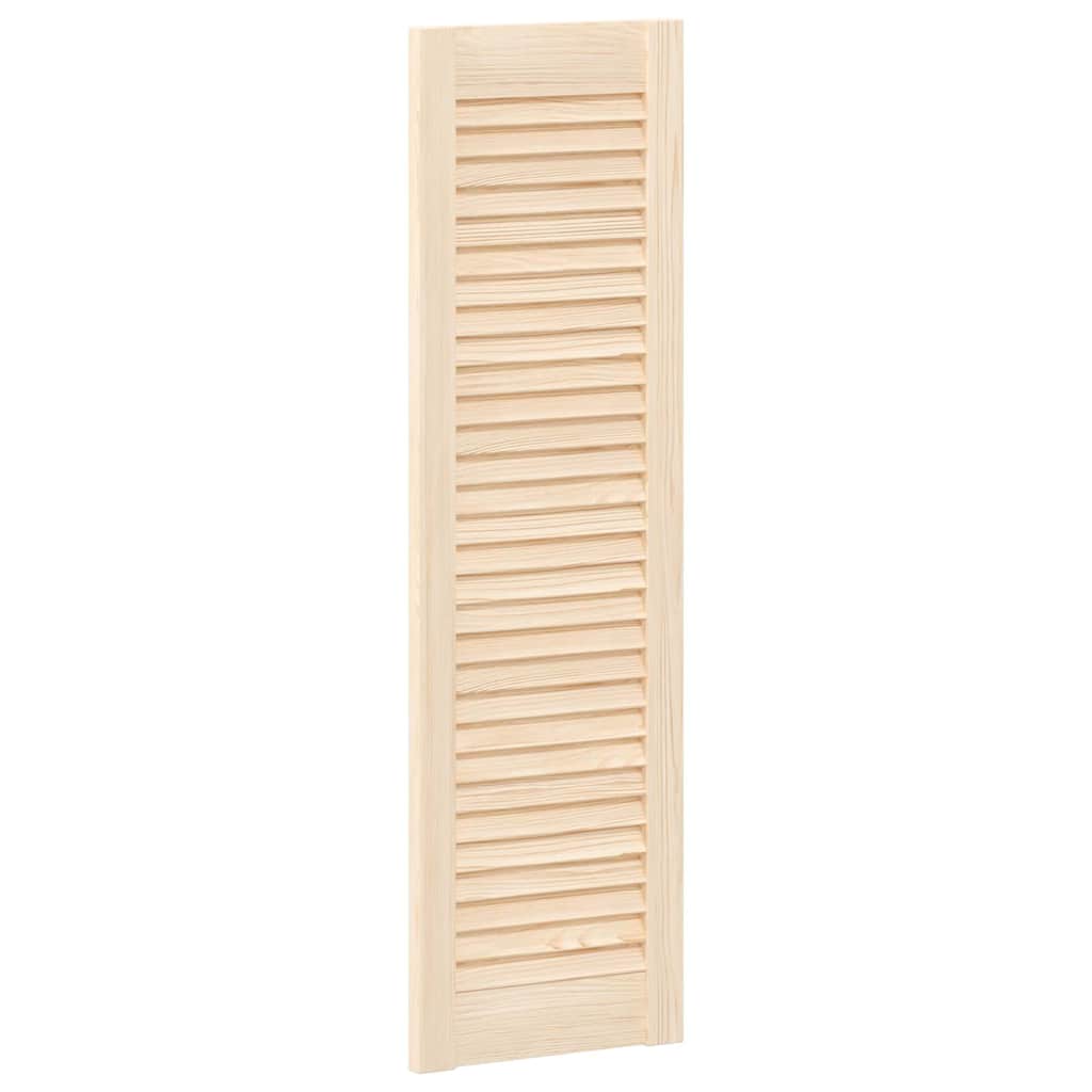 vidaXL Drzwi do szafek żaluzjowe 4 szt. 99x29,5 cm lite drewno sosnowe