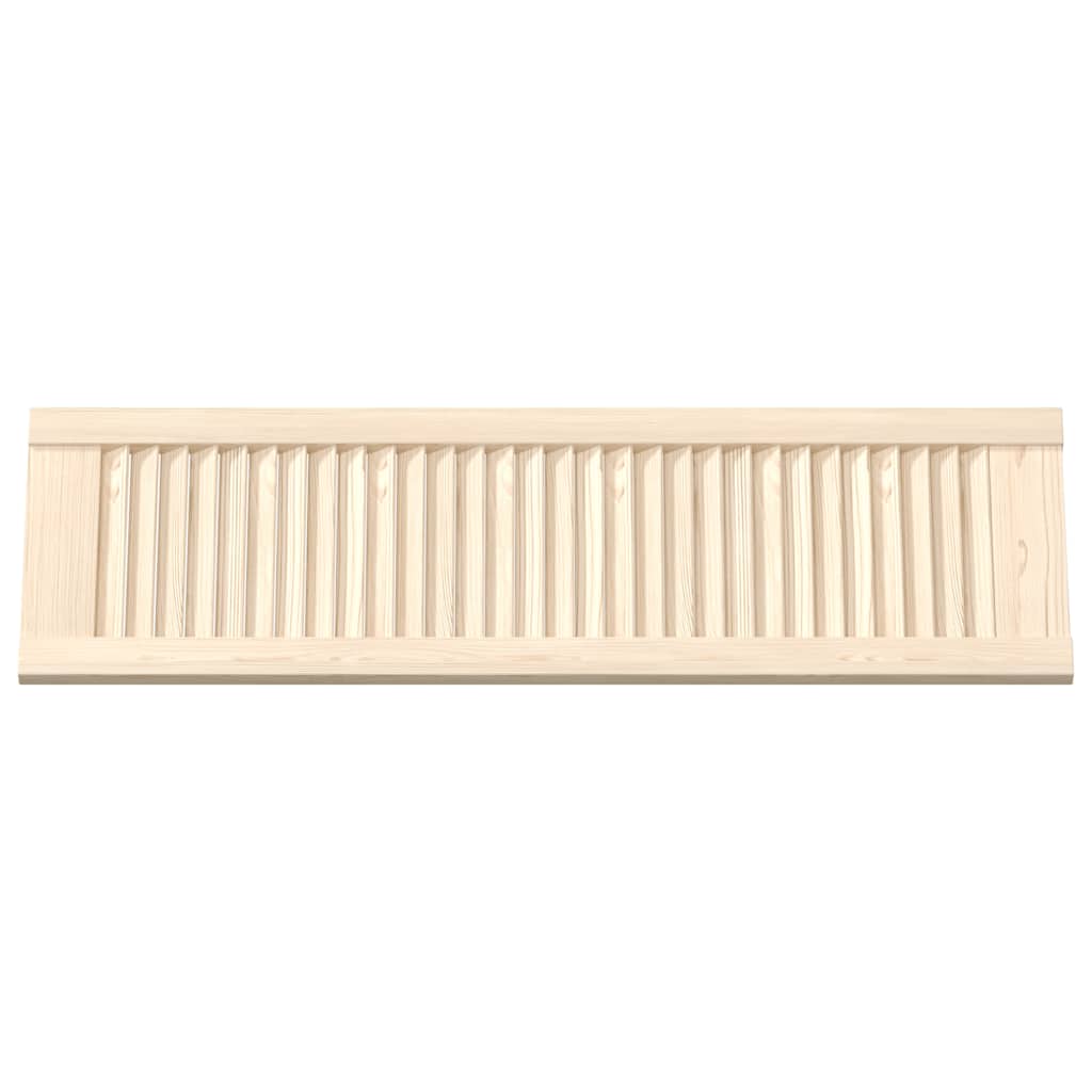 vidaXL Drzwi do szafek żaluzjowe 4 szt. 99x29,5 cm lite drewno sosnowe