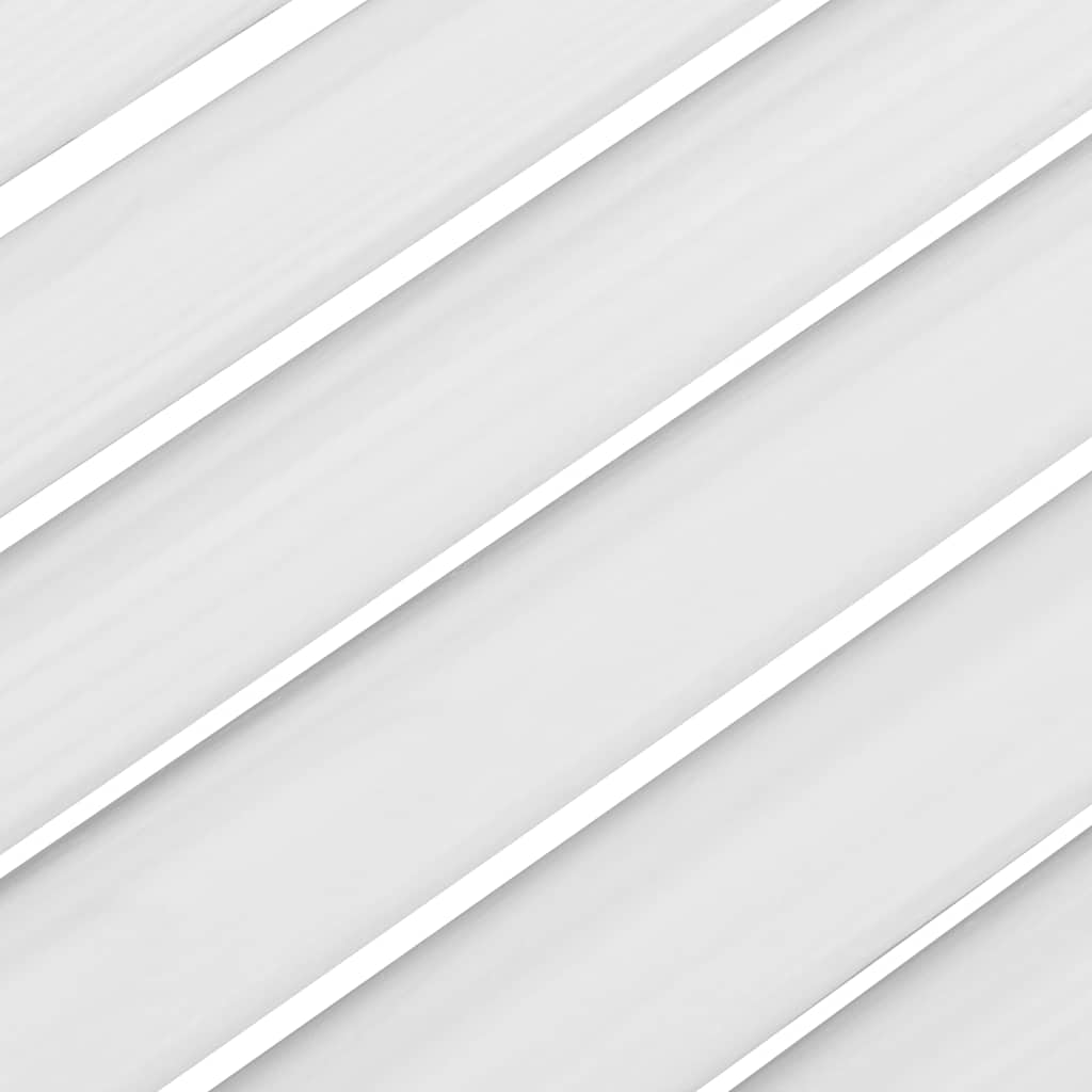 vidaXL Drzwi do szafek żaluzjowe 4 szt. Białe 39,5x29,5 cm