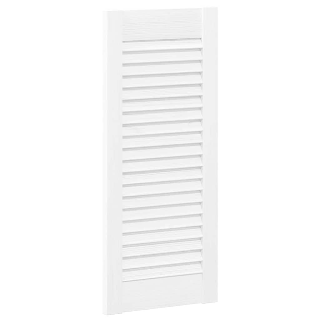 vidaXL Drzwi do szafek żaluzjowe 4 szt. Białe 69x29,5 cm