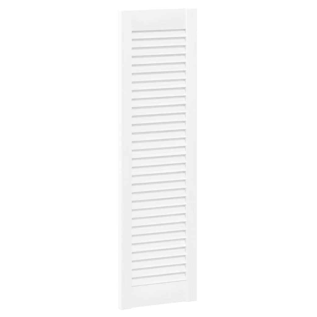 vidaXL Drzwi szafkowe żaluzjowe białe 99x29,5 cm