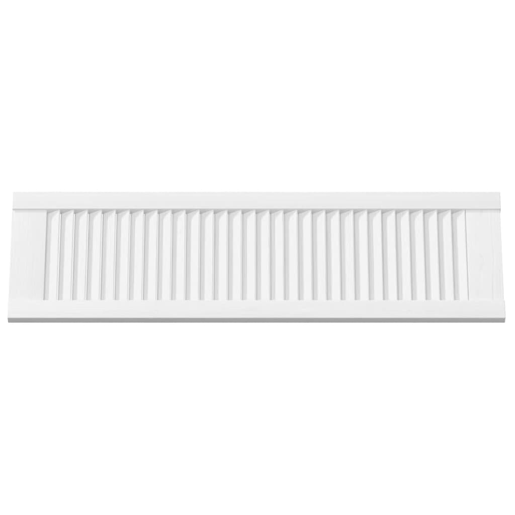 vidaXL Drzwi szafkowe żaluzjowe białe 99x29,5 cm