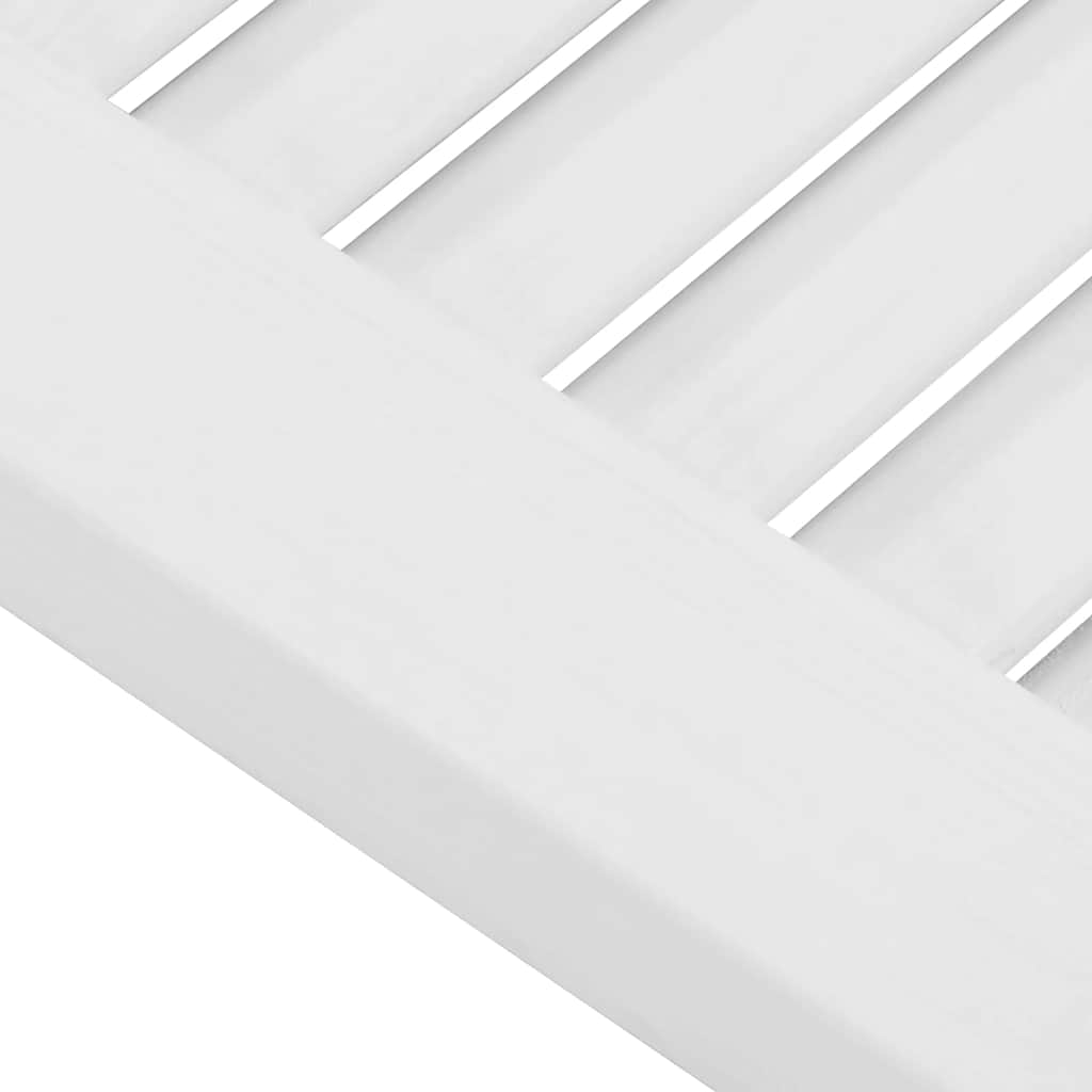 vidaXL Drzwi szafkowe żaluzjowe białe 99x29,5 cm
