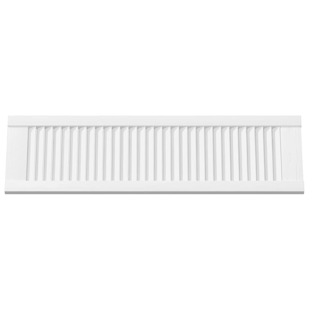 vidaXL Drzwi do szafek żaluzjowe 2 szt. Białe 99x29,5 cm