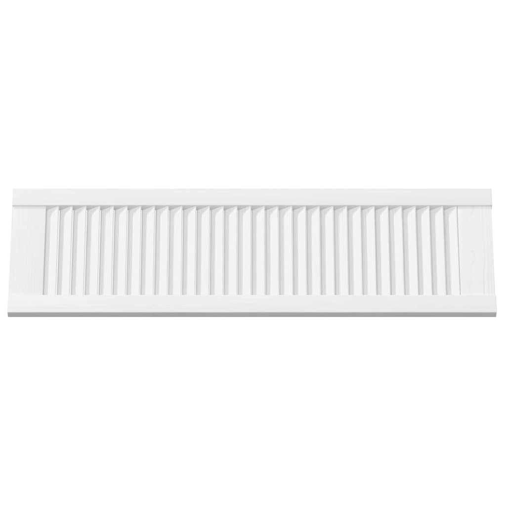 vidaXL Drzwi do szafek żaluzjowe 4 szt. Białe 99x29,5 cm