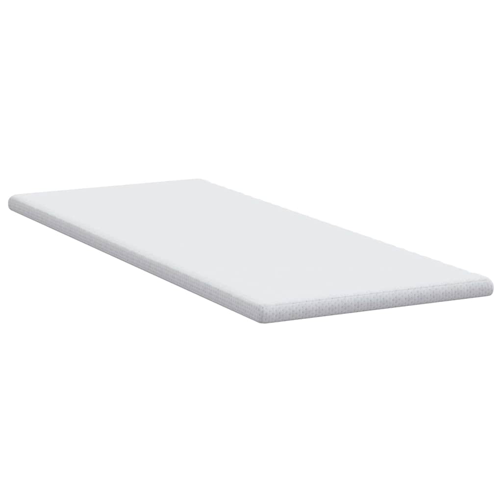 vidaXL Nakładka na materac Biały 80 x 200 cm Tkanina jacquard