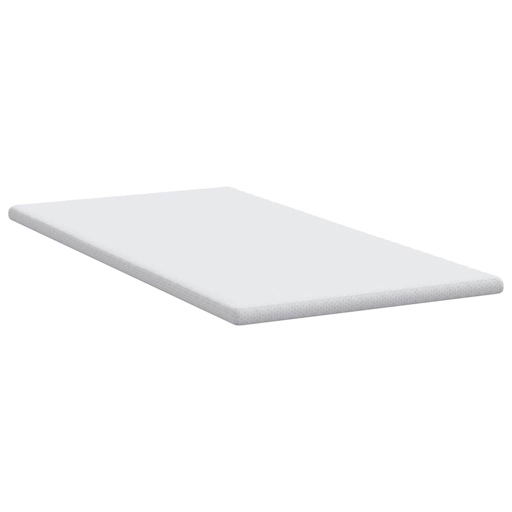vidaXL Nakładka na materac Biały 90 x 190 cm Tkanina jacquard