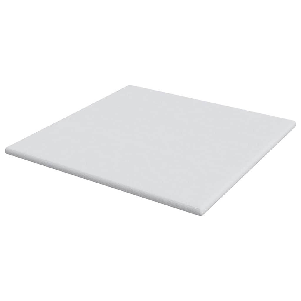 vidaXL Nakładka na materac Biały 200 x 200 cm Tkanina jacquard