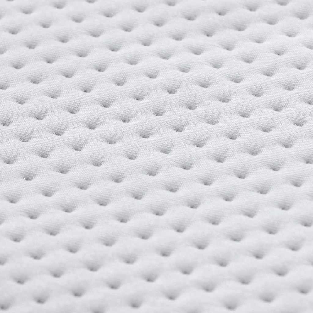 vidaXL Nakładka na materac Biały 180 x 200 cm Tkanina jacquard