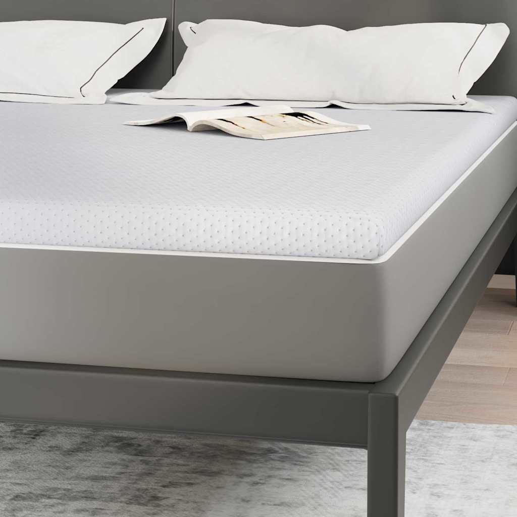 vidaXL Nakładka na materac Biały 180 x 200 cm Tkanina jacquard