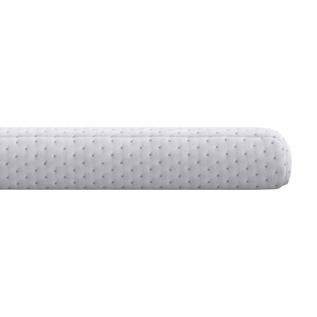 vidaXL Nakładka na materac Biały 70 x 200 cm Tkanina jacquard
