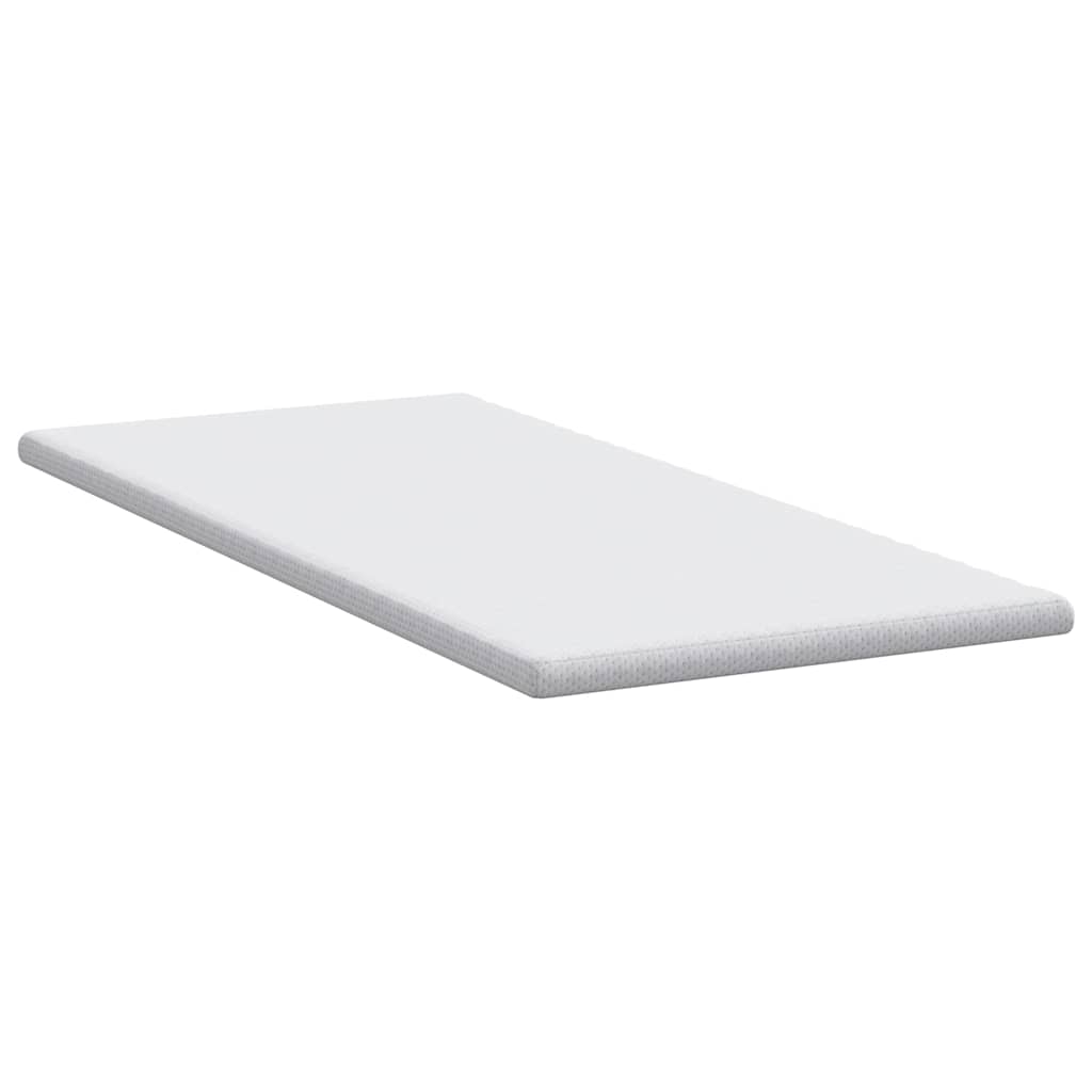 vidaXL Nakładka na materac Biały 90 x 190 cm Tkanina jacquard