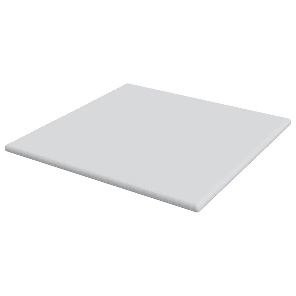 vidaXL Nakładka na materac Biały 200 x 200 cm Tkanina jacquard