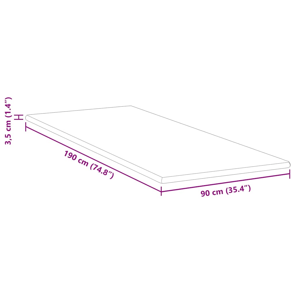 vidaXL Materac topper z pianki pamięciowej 90 x 190 cm Thick Miękki