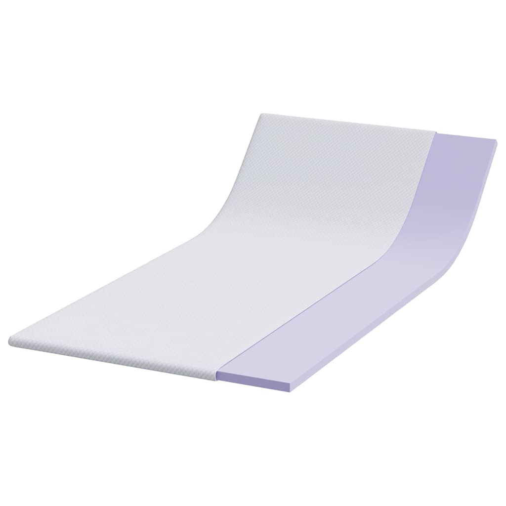 vidaXL Materac topper z pianki pamięciowej 120 x 200 cm Thick Miękki