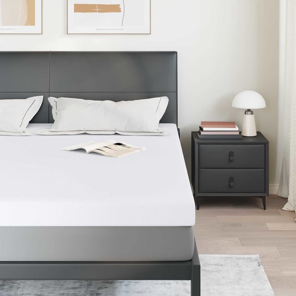 vidaXL Materac topper z pianki pamięciowej 200 x 200 cm Thick Miękki