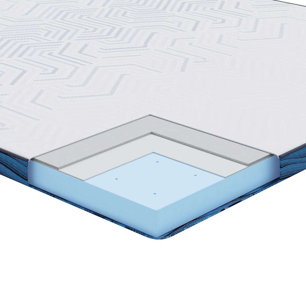 vidaXL Nakładka na materac 70 x 200 cm grubości Tkanina żakardowa