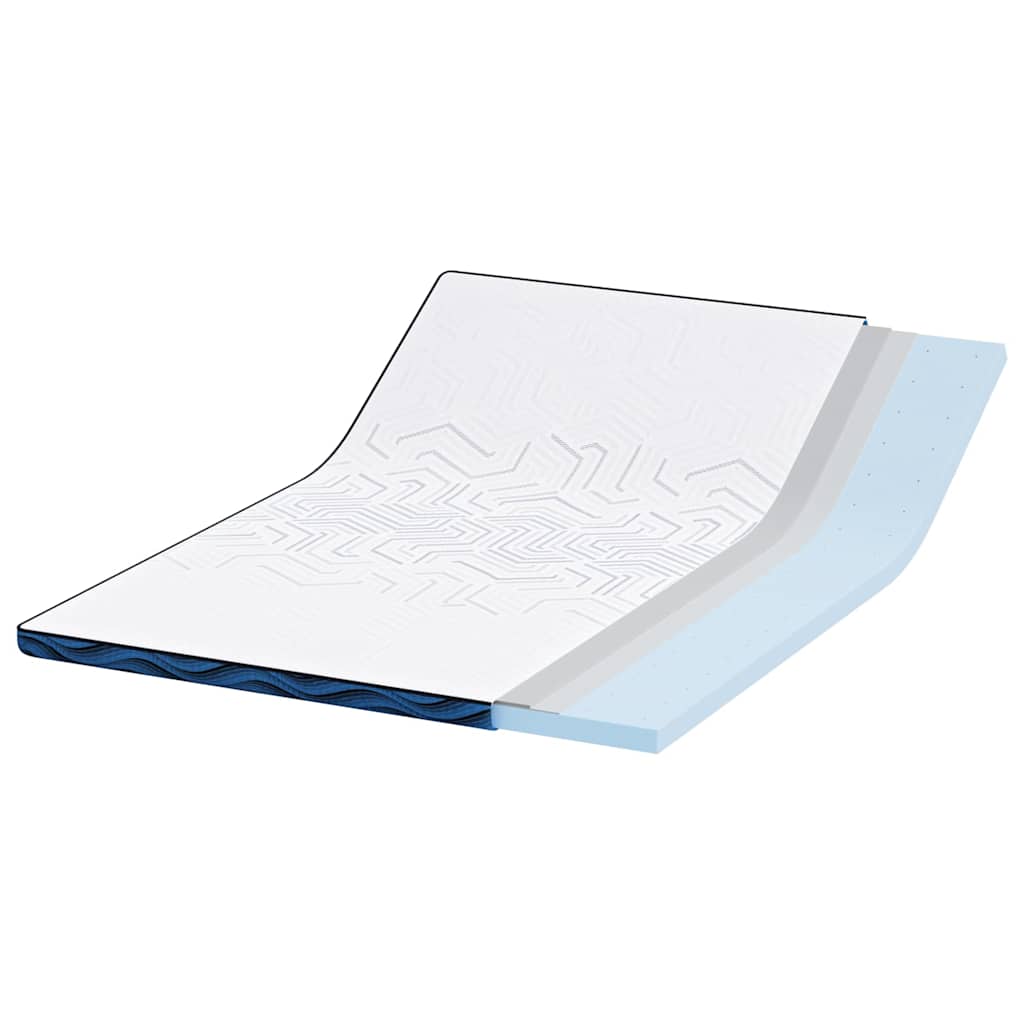 vidaXL Nakładka na materac Biały 140 x 200 cm Tkanina żakardowa