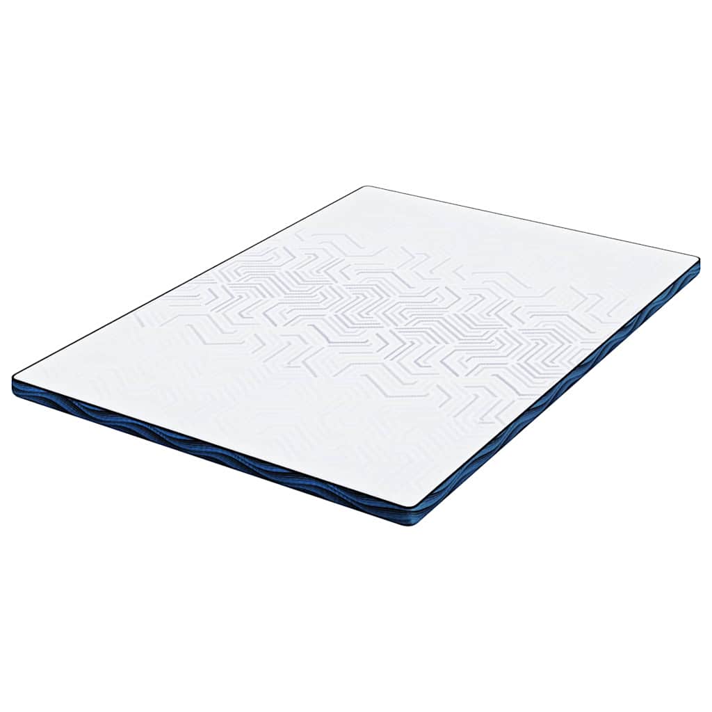 vidaXL Nakładka na materac Biały 160 x 200 cm Tkanina żakardowa