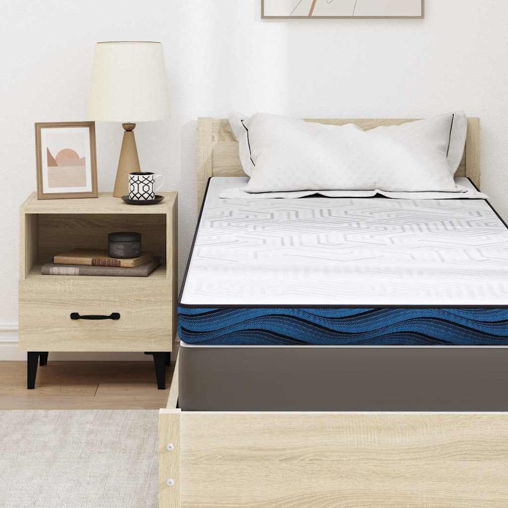 vidaXL Nakładka na materac Biały 80 x 200 cm Tkanina żakardowa