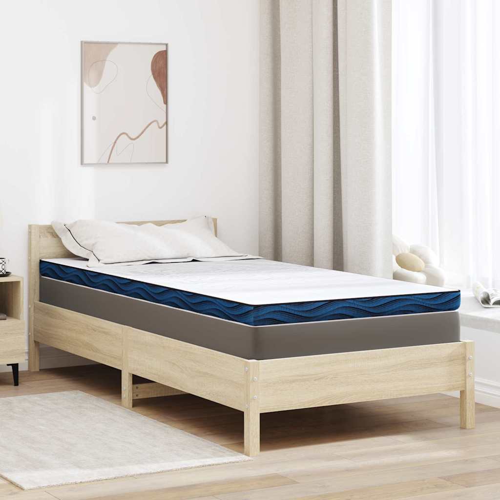 vidaXL Nakładka na materac Biały 100 x 200 cm Tkanina żakardowa