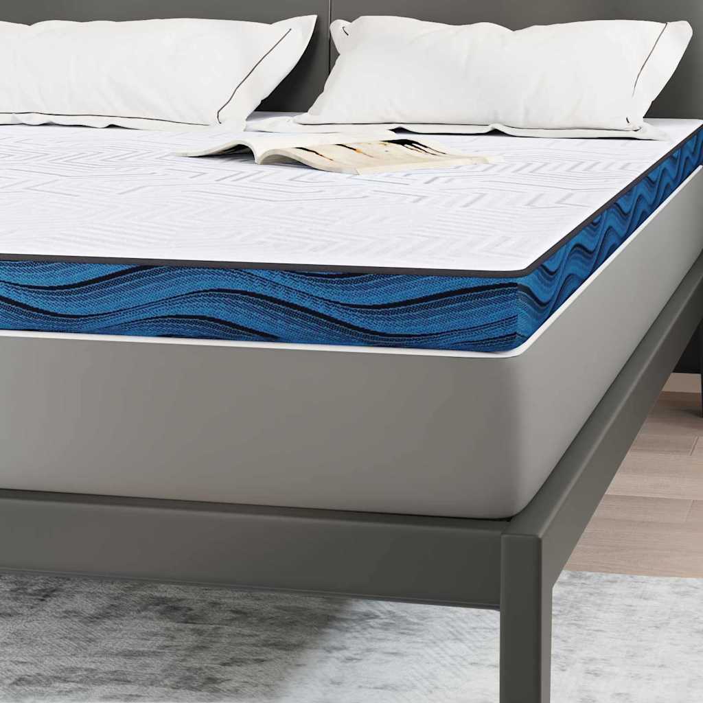 vidaXL Nakładka na materac Biały 140 x 190 cm Tkanina żakardowa