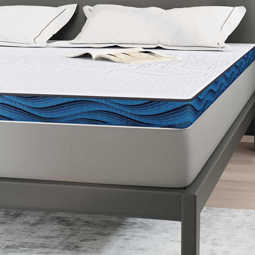 vidaXL Nakładka na materac Biały 200 x 200 cm Tkanina żakardowa
