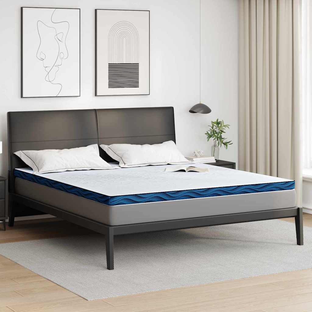 vidaXL Nakładka na materac Biały 200 x 200 cm Tkanina żakardowa