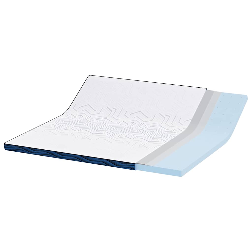 vidaXL Nakładka na materac Biały 200 x 200 cm Tkanina żakardowa