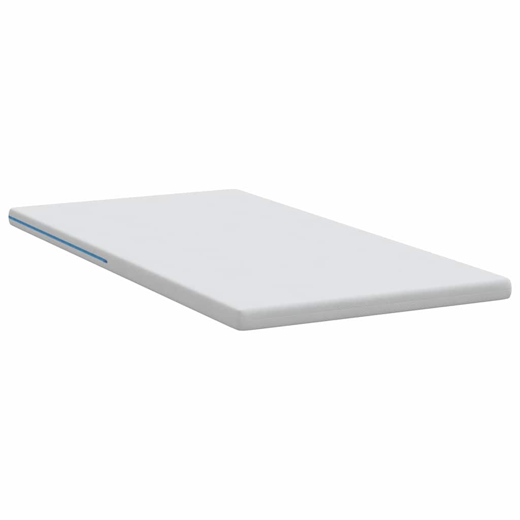 vidaXL Nakładka na materac Biały 100 x 200 cm Tkanina żakardowa