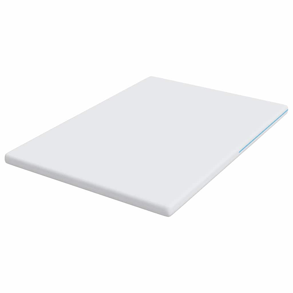 vidaXL Nakładka na materac Biały 140 x 200 cm Tkanina żakardowa