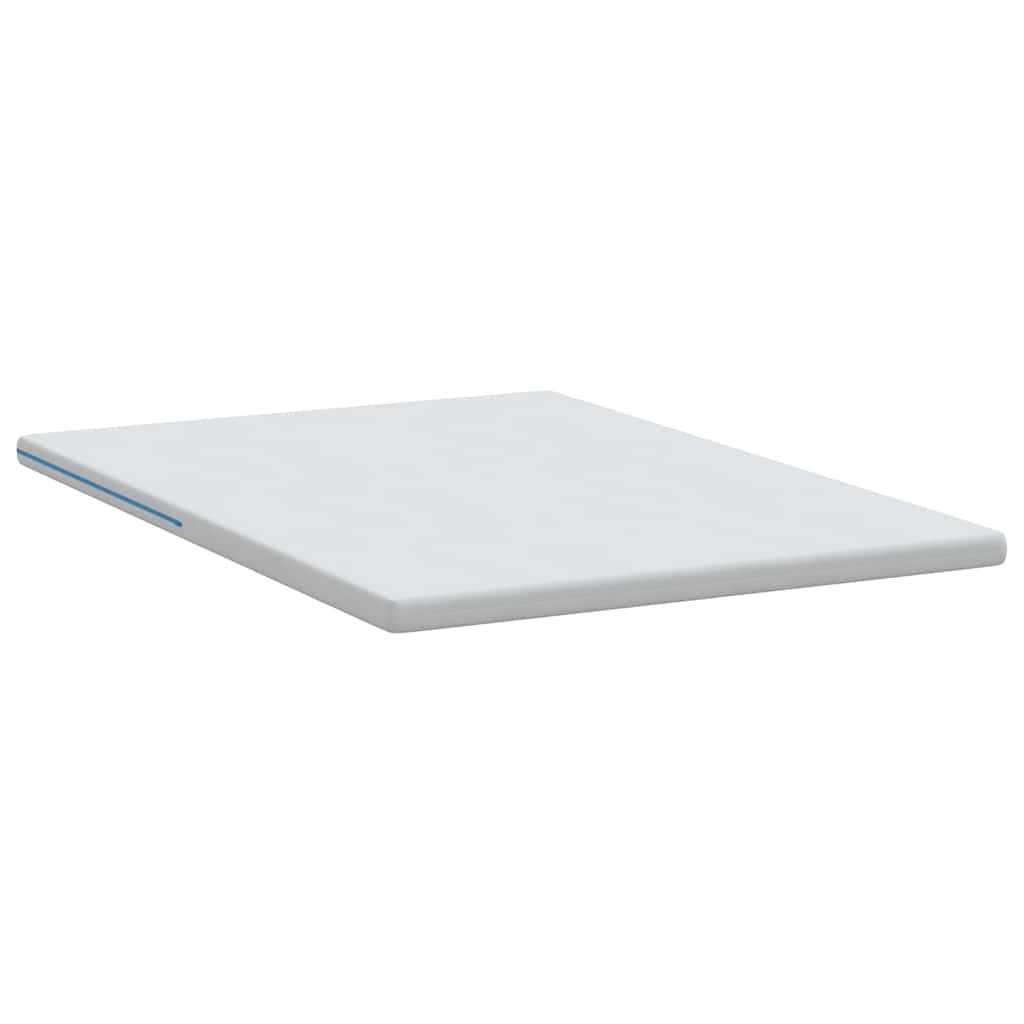 vidaXL Nakładka na materac Biały 160 x 200 cm Tkanina żakardowa