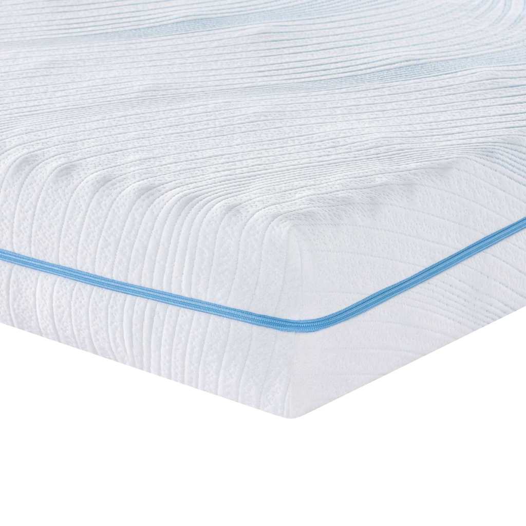vidaXL Materac Biały 90 x 200 cm Tkanina żakardowa