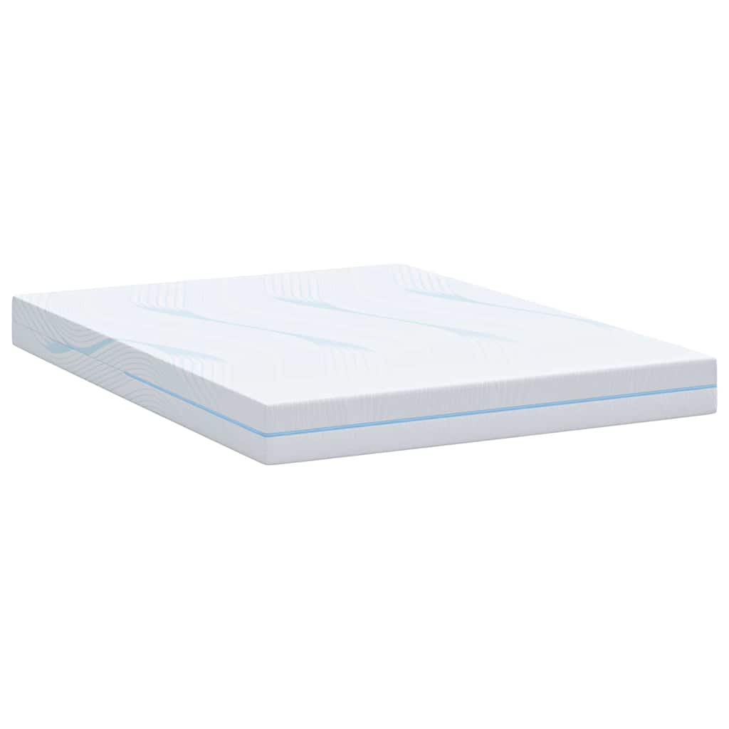 vidaXL Materac Biały 140 x 200 cm Tkanina żakardowa