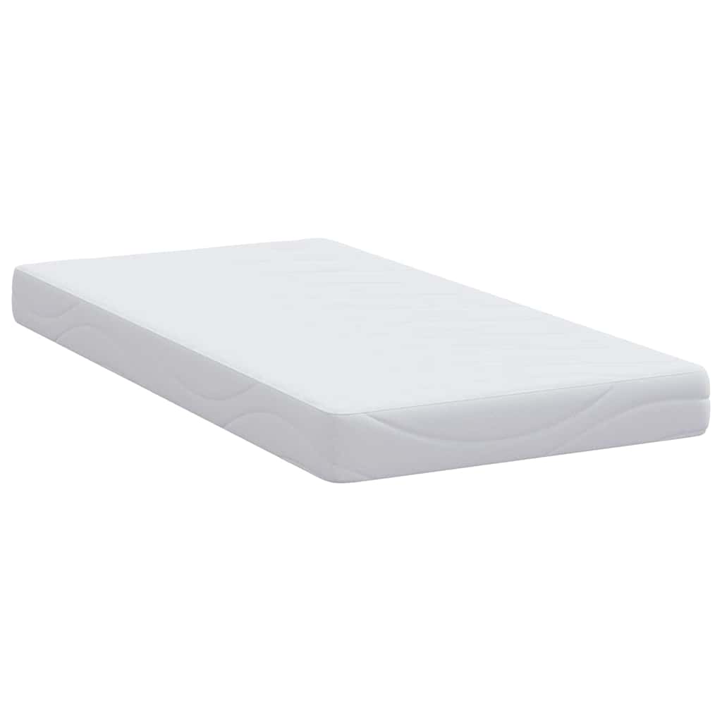 vidaXL Materac Biały 80 x 160 cm Tkanina żakardowa
