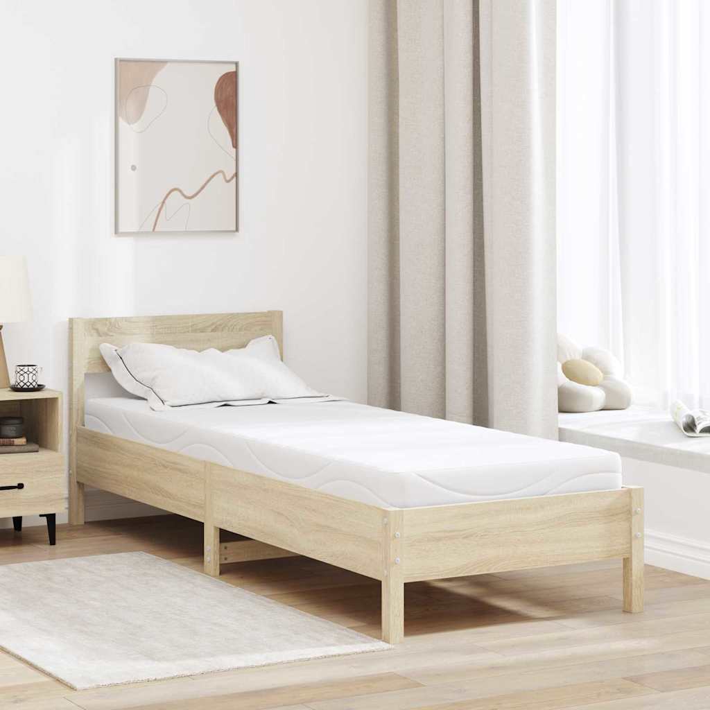 vidaXL Materac Biały 70 x 200 cm Tkanina żakardowa
