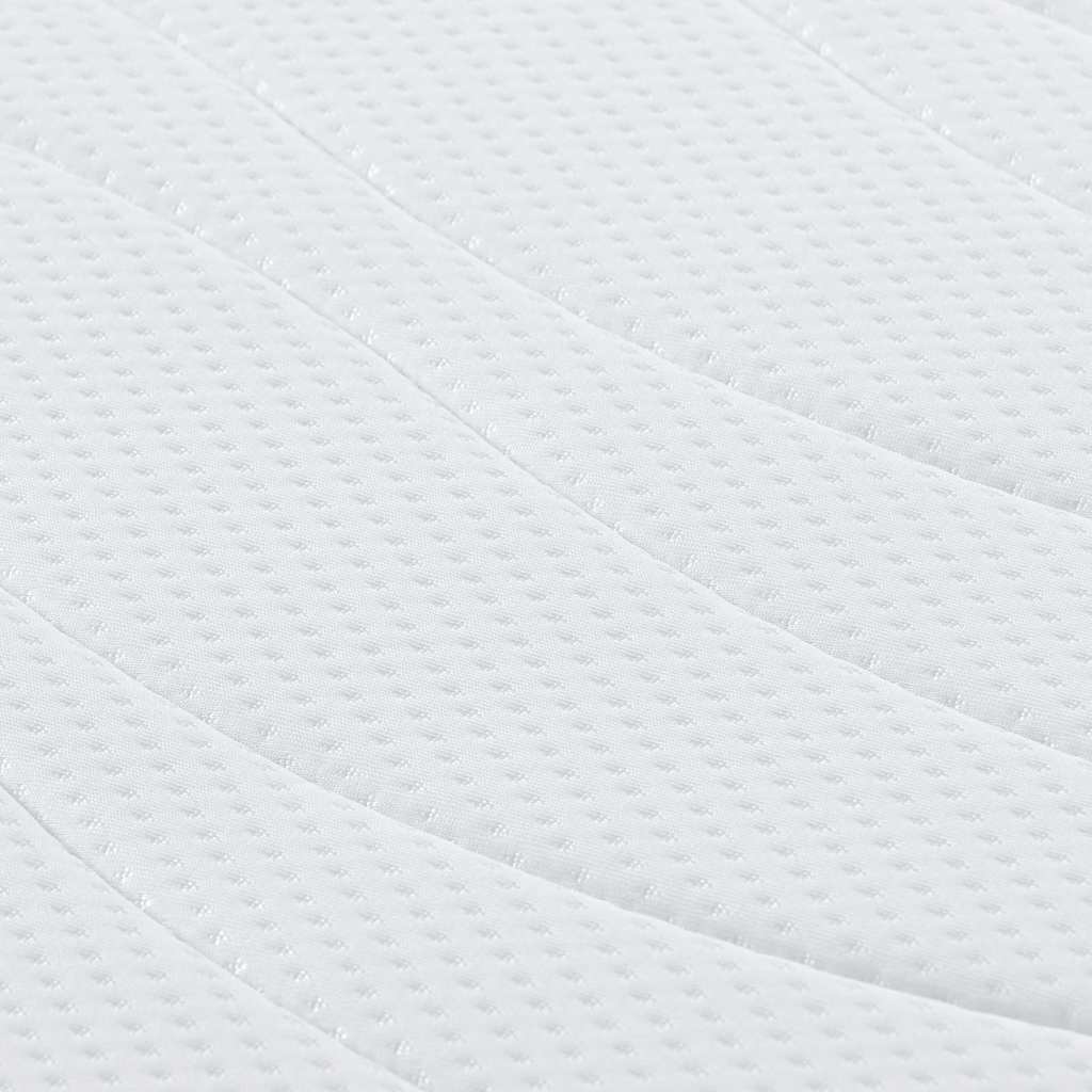 vidaXL Materac Średni 90 x 190 cm Biały