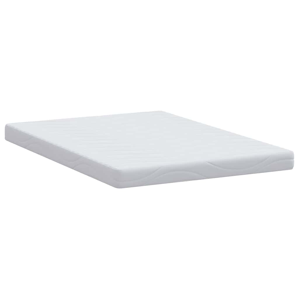 vidaXL Materac Biały 140 x 190 cm Tkanina żakardowa