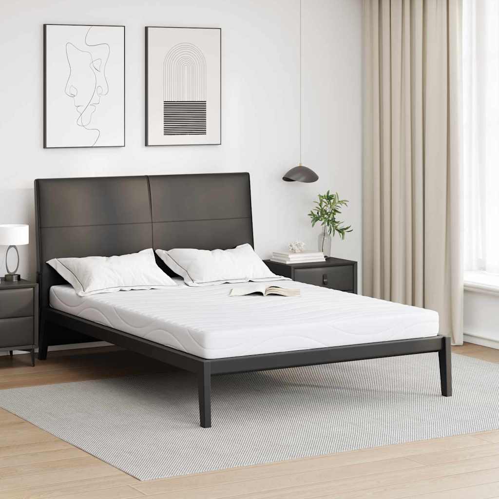 vidaXL Materac Biały 140 x 200 cm Tkanina żakardowa