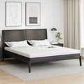 vidaXL Materac z pianki memory Średni 200 x 200 cm 16 cm Biały i szary