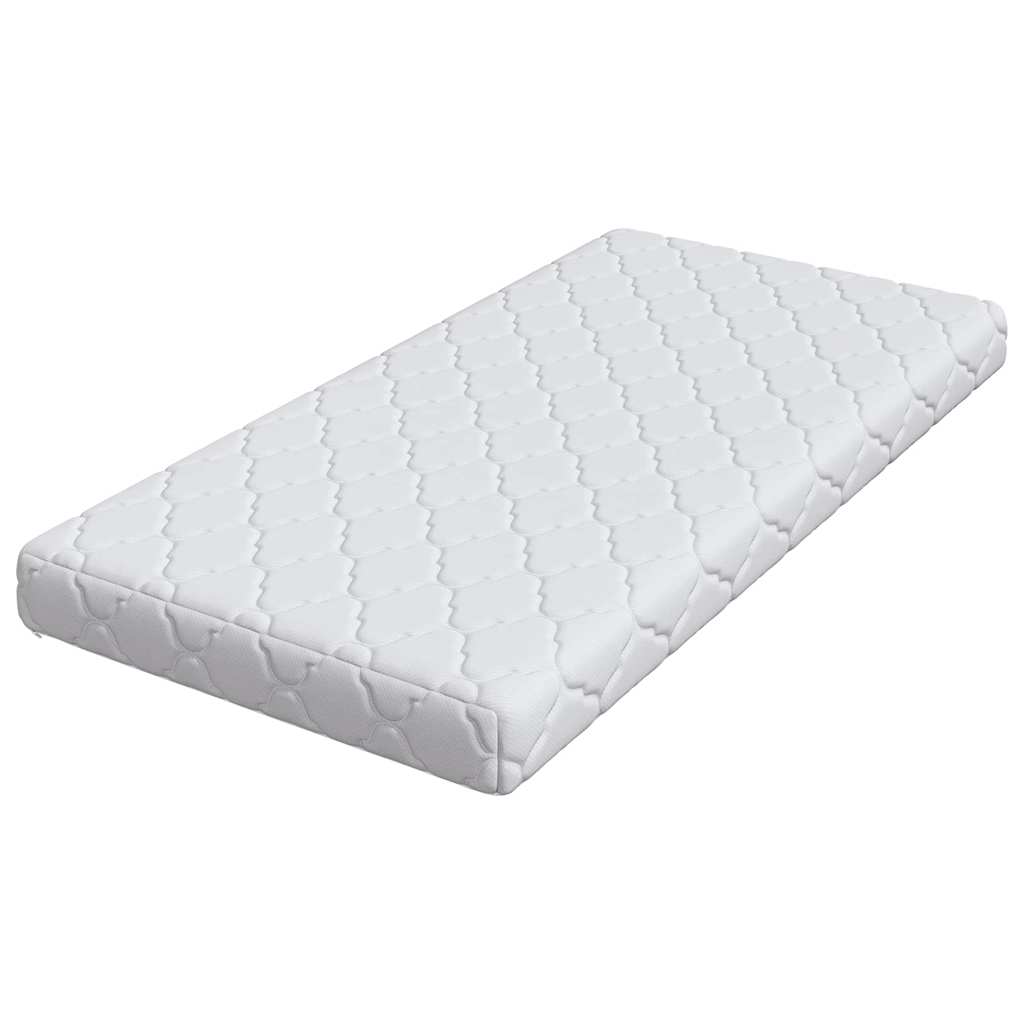 vidaXL Materac Biały 60 x 120 cm Tkanina żakardowa