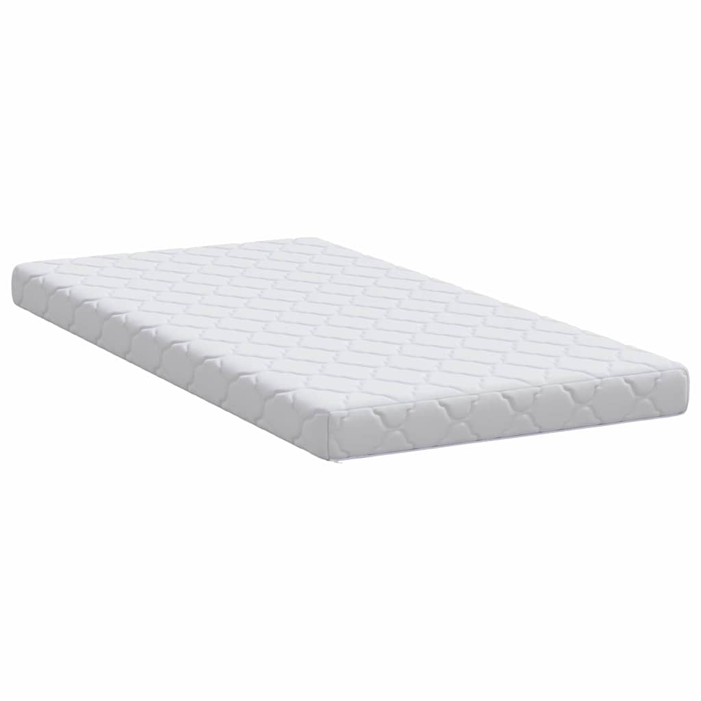 vidaXL Materac Biały 80 x 160 cm Tkanina żakardowa