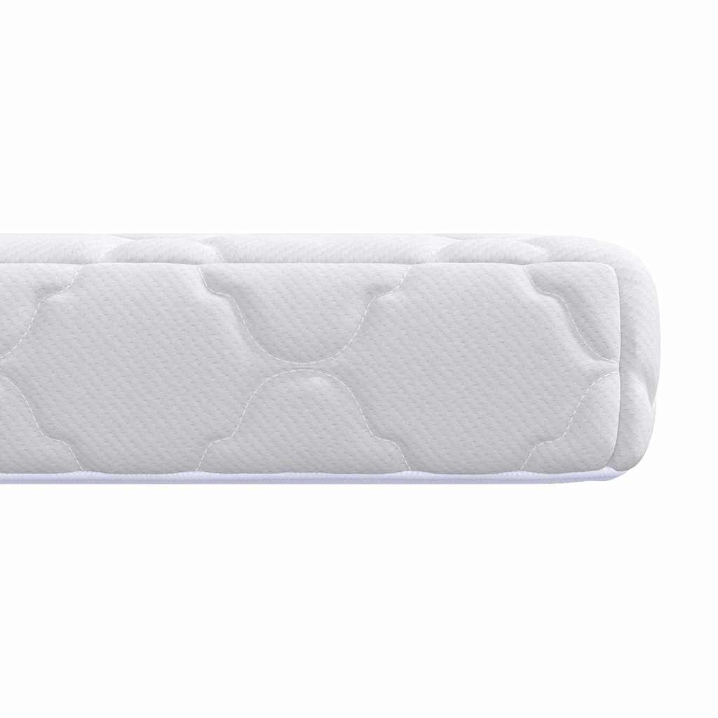 vidaXL Materac Biały 80 x 160 cm Tkanina żakardowa
