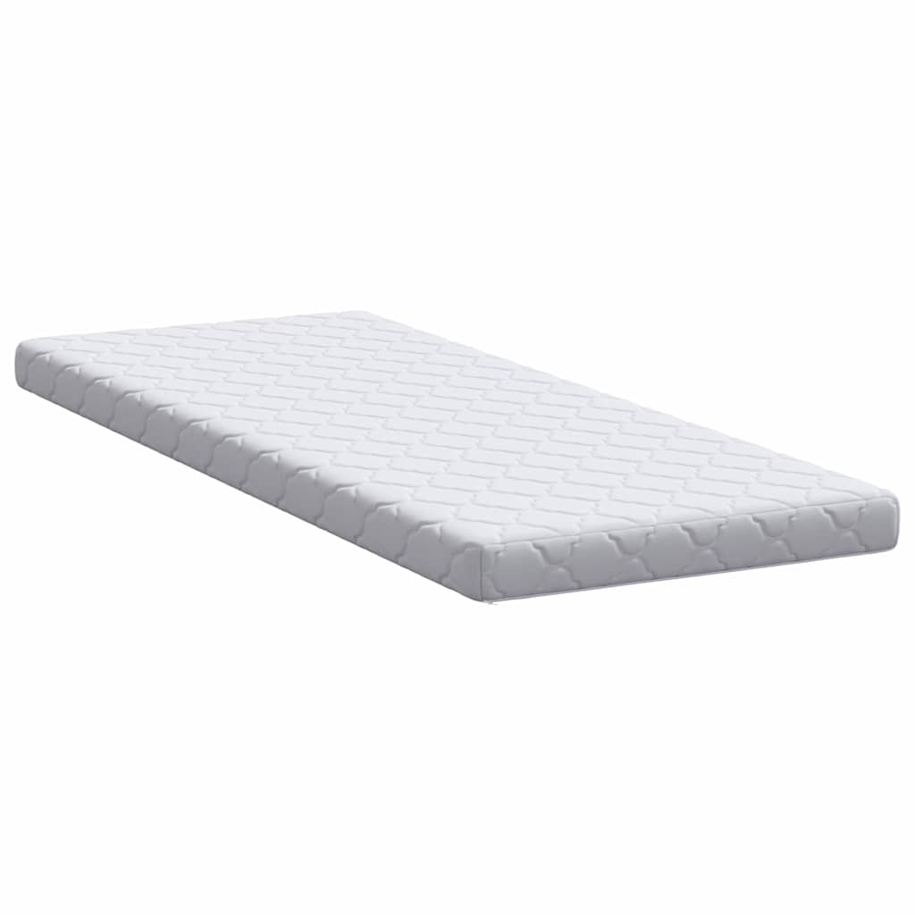 vidaXL Materac Biały 80 x 200 cm Tkanina żakardowa