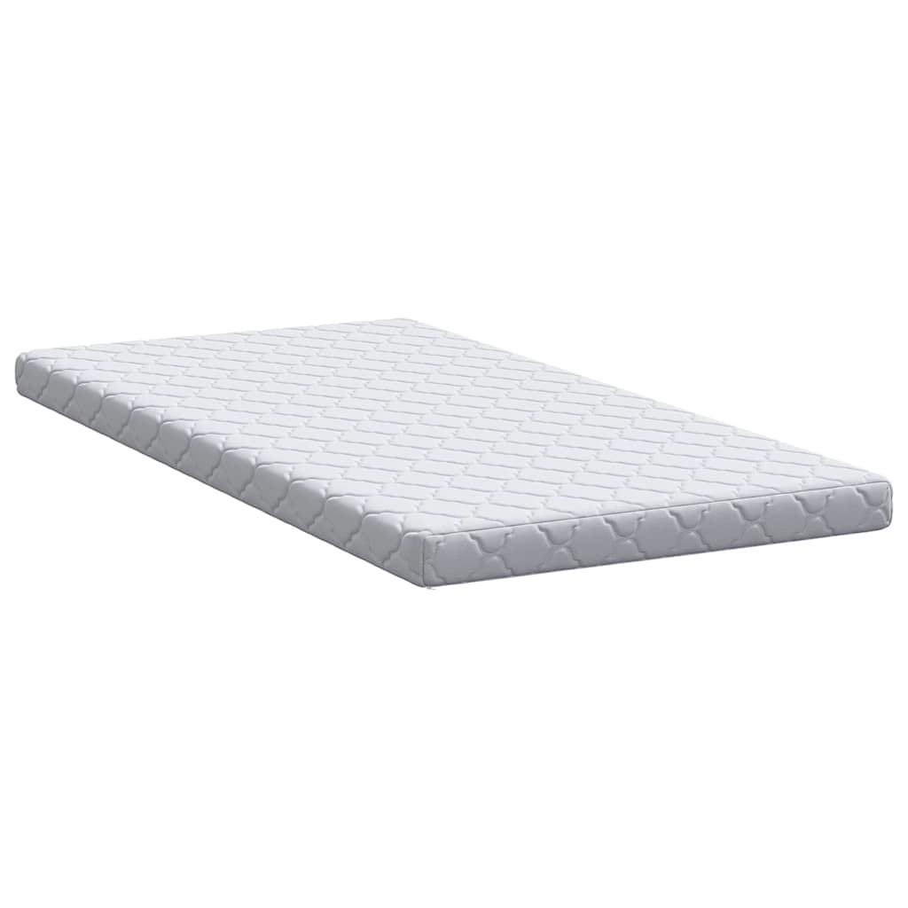 vidaXL Materac Biały 100 x 200 cm Tkanina żakardowa