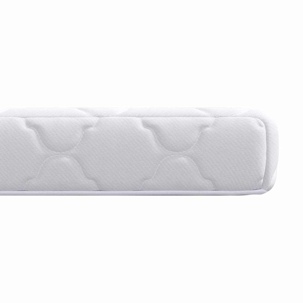 vidaXL Materac Biały 100 x 200 cm Tkanina żakardowa